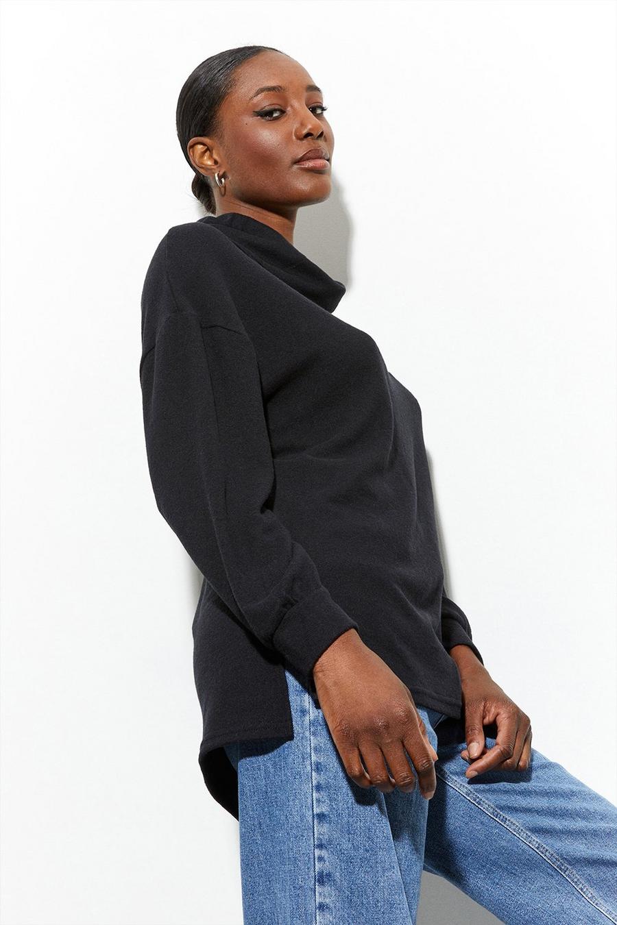 Soft Touch Roll Neck Tunic