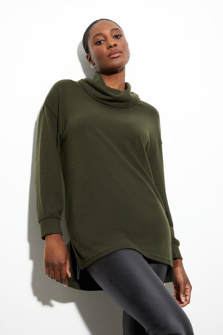 Soft Touch Roll Neck Tunic