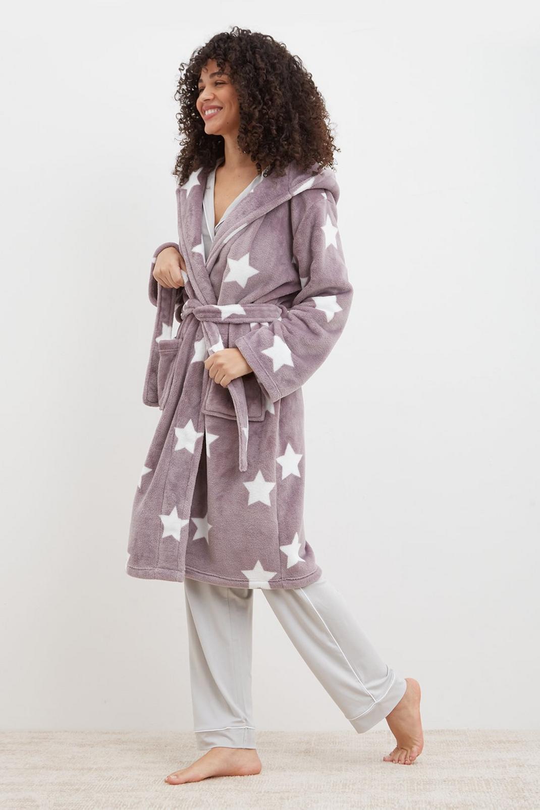 156 Purple Dove Star Hooded Robe image number 2