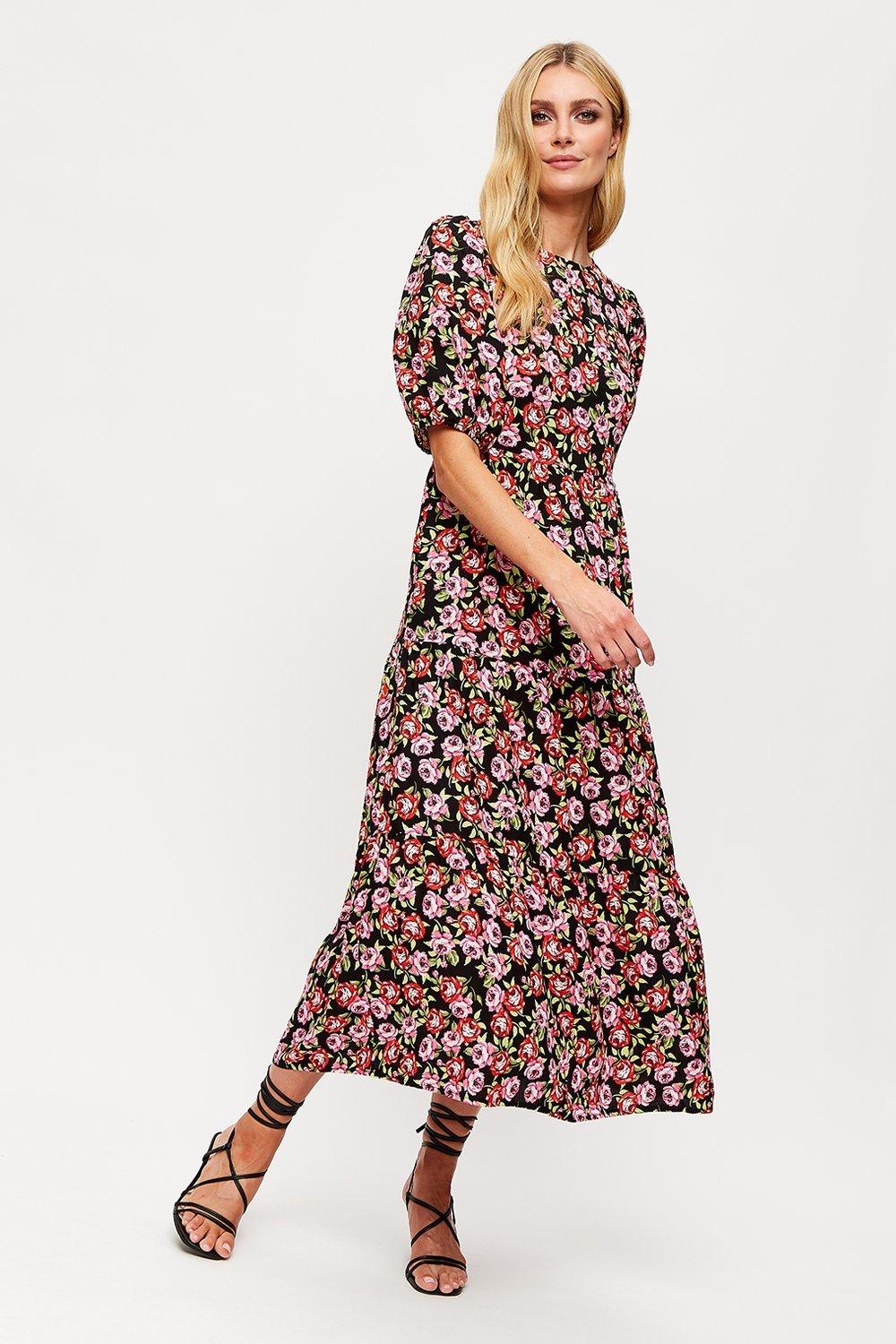 dorothy perkins floral midi dress