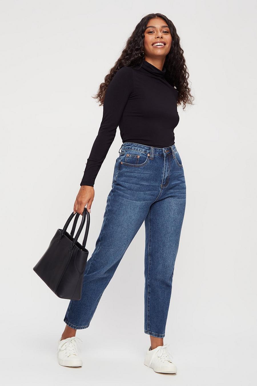 Tall Pleat Front Jeans