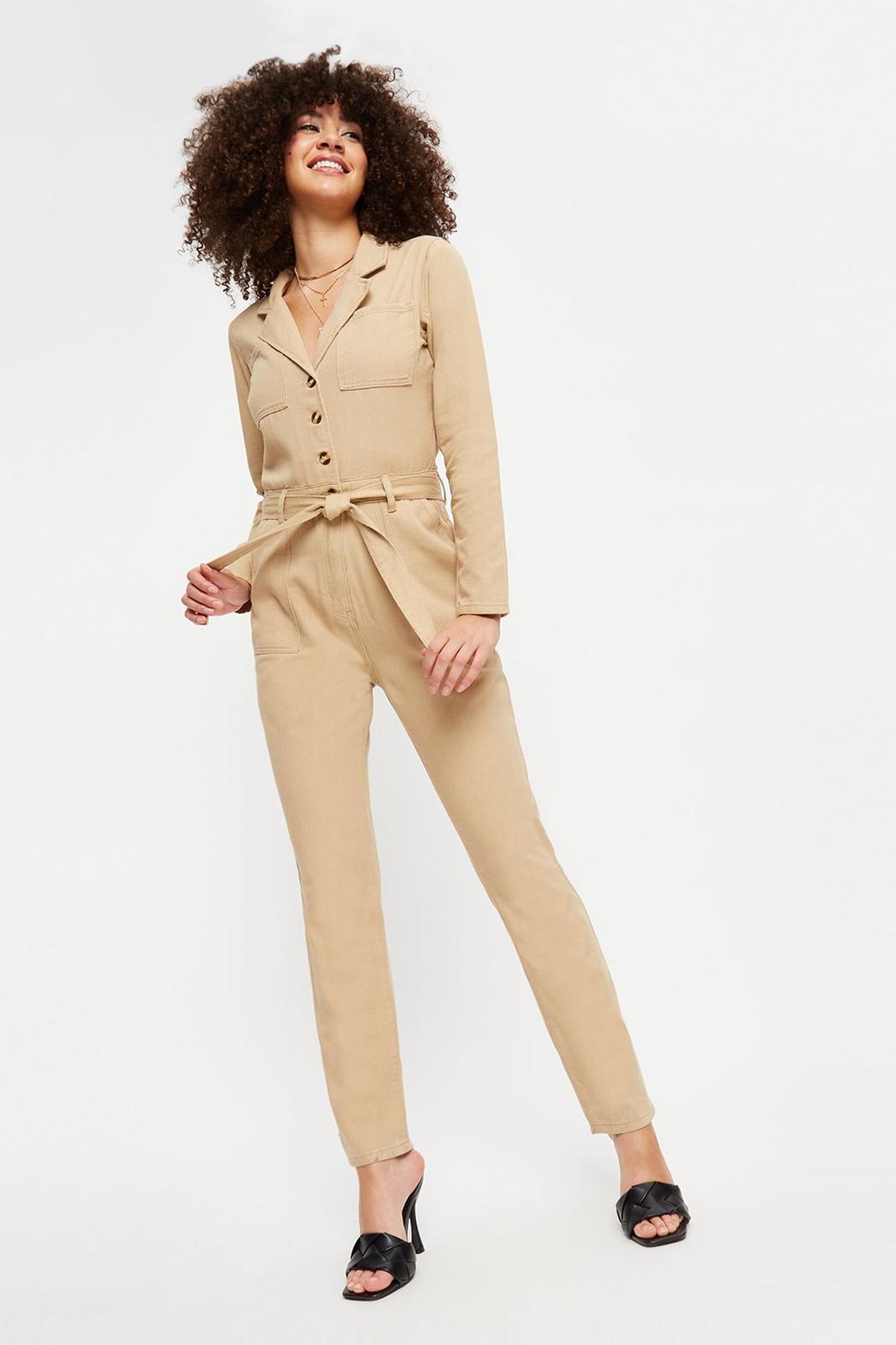 Biscuit Tall Tie Waist Utility Jumpsuit image number 1