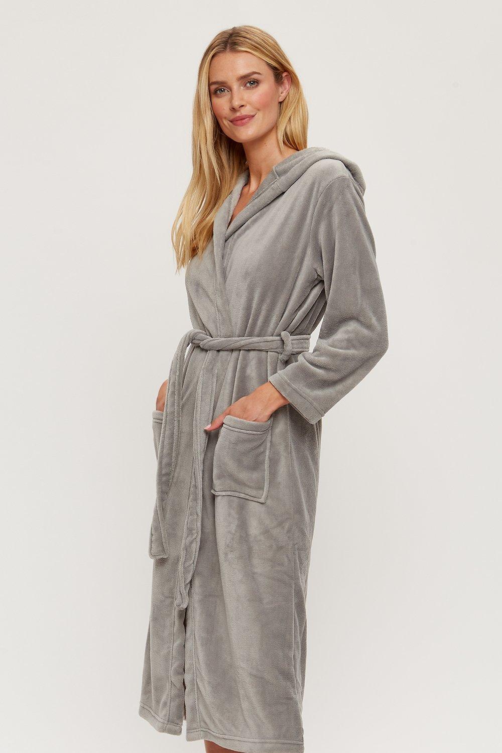 dorothy perkins grey dressing gown