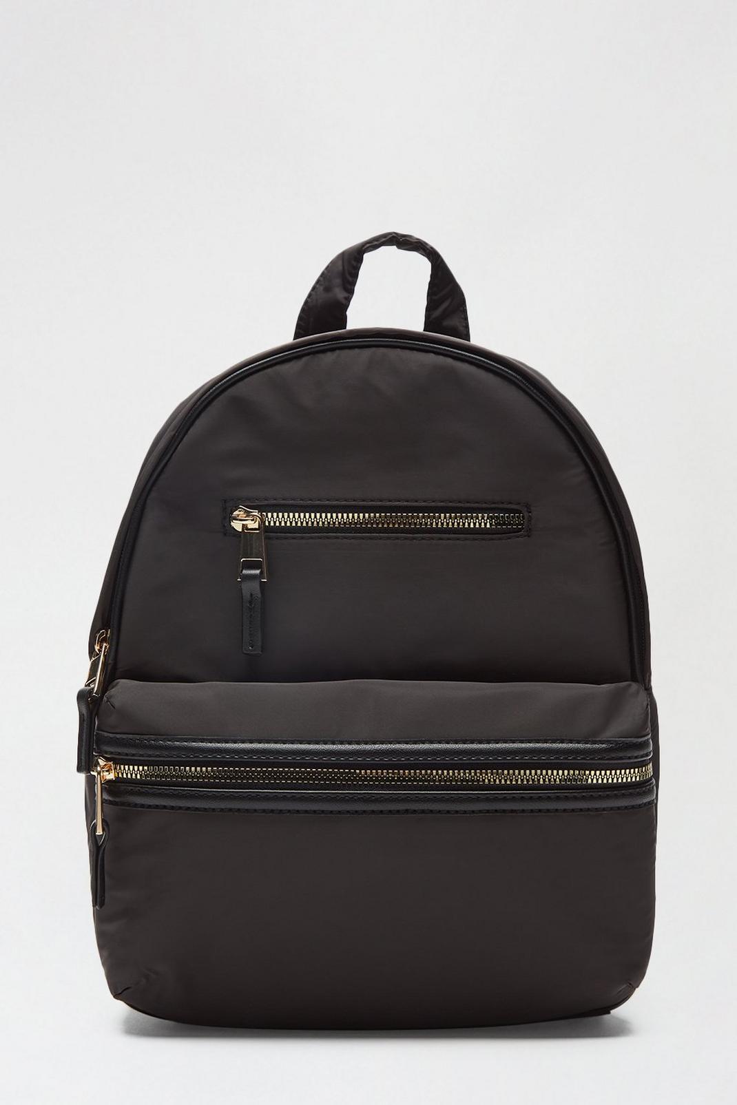 105 Nylon Zip Front Backpack image number 2