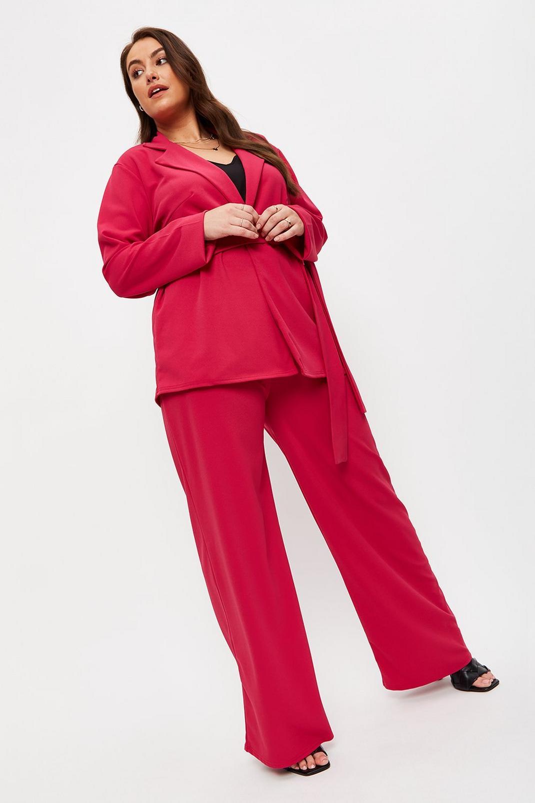 155 Curve Wide Leg Belted Trousers  image number 2