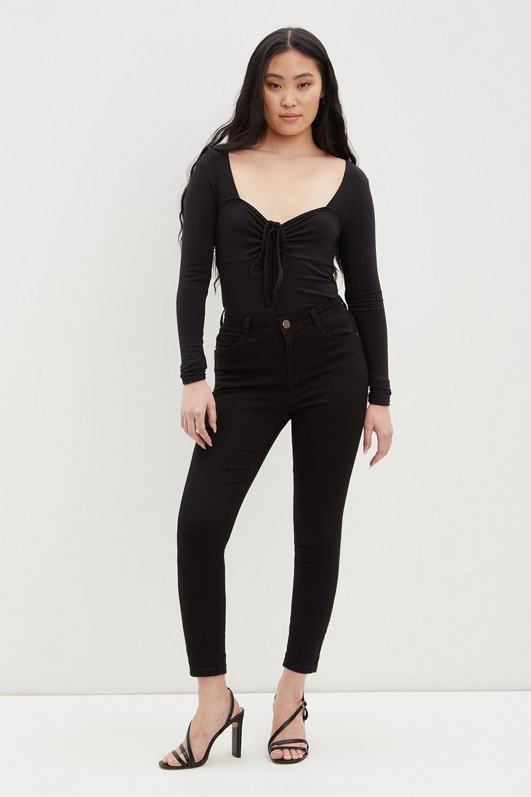 Tall Black Shape & Lift Jeans image number 1
