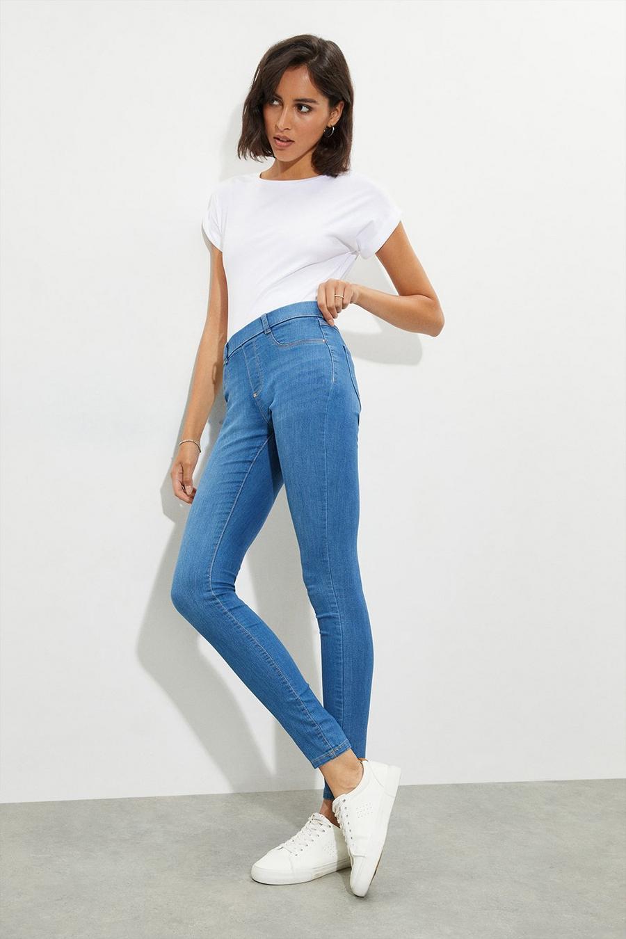Tall Organic Mid Wash Eden Jeggings