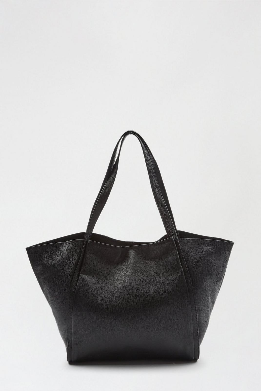 105 Luxe Leather Large Leather Shopper Bag image number 2