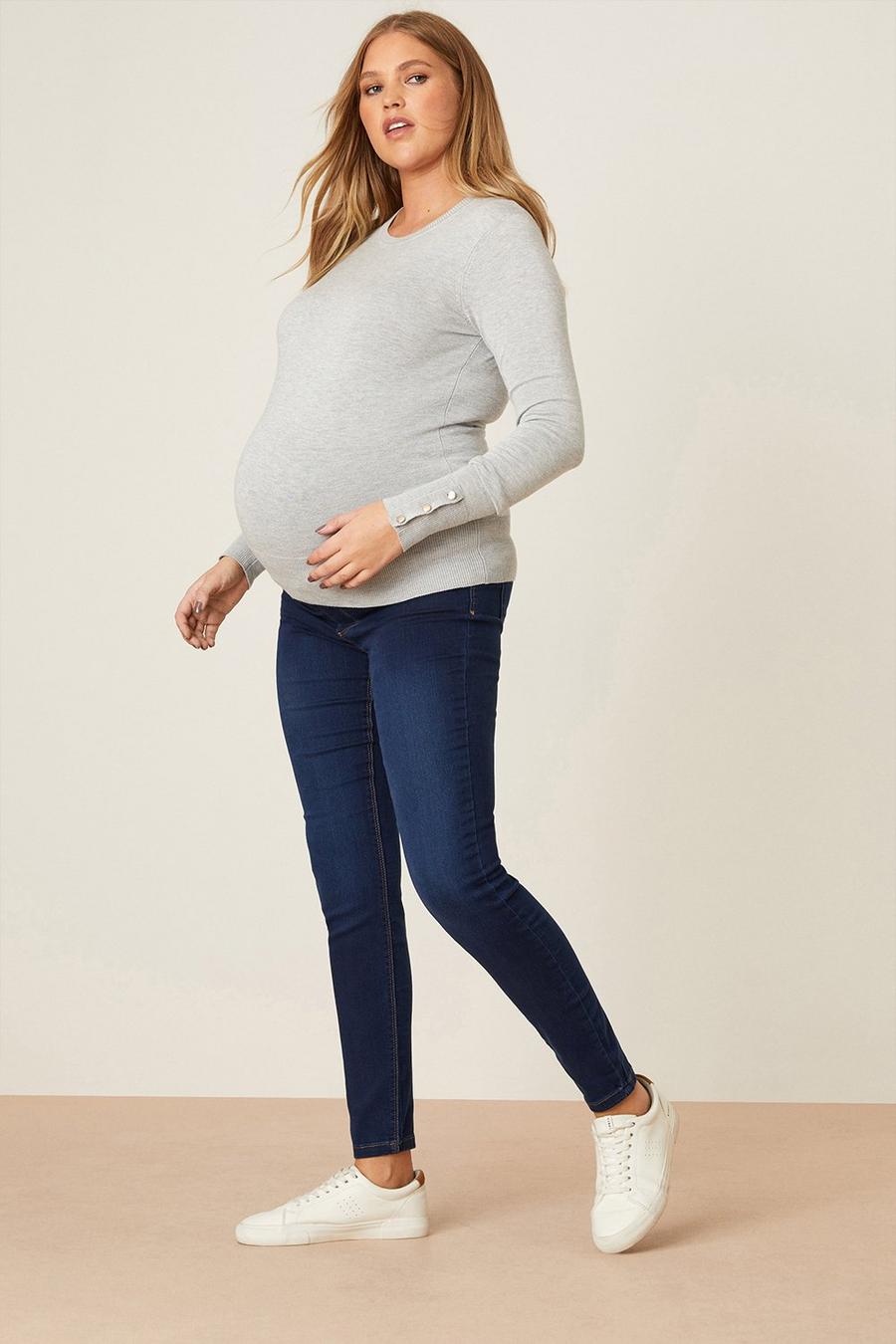 Maternity Indigo Over Bump Frankie Jeans