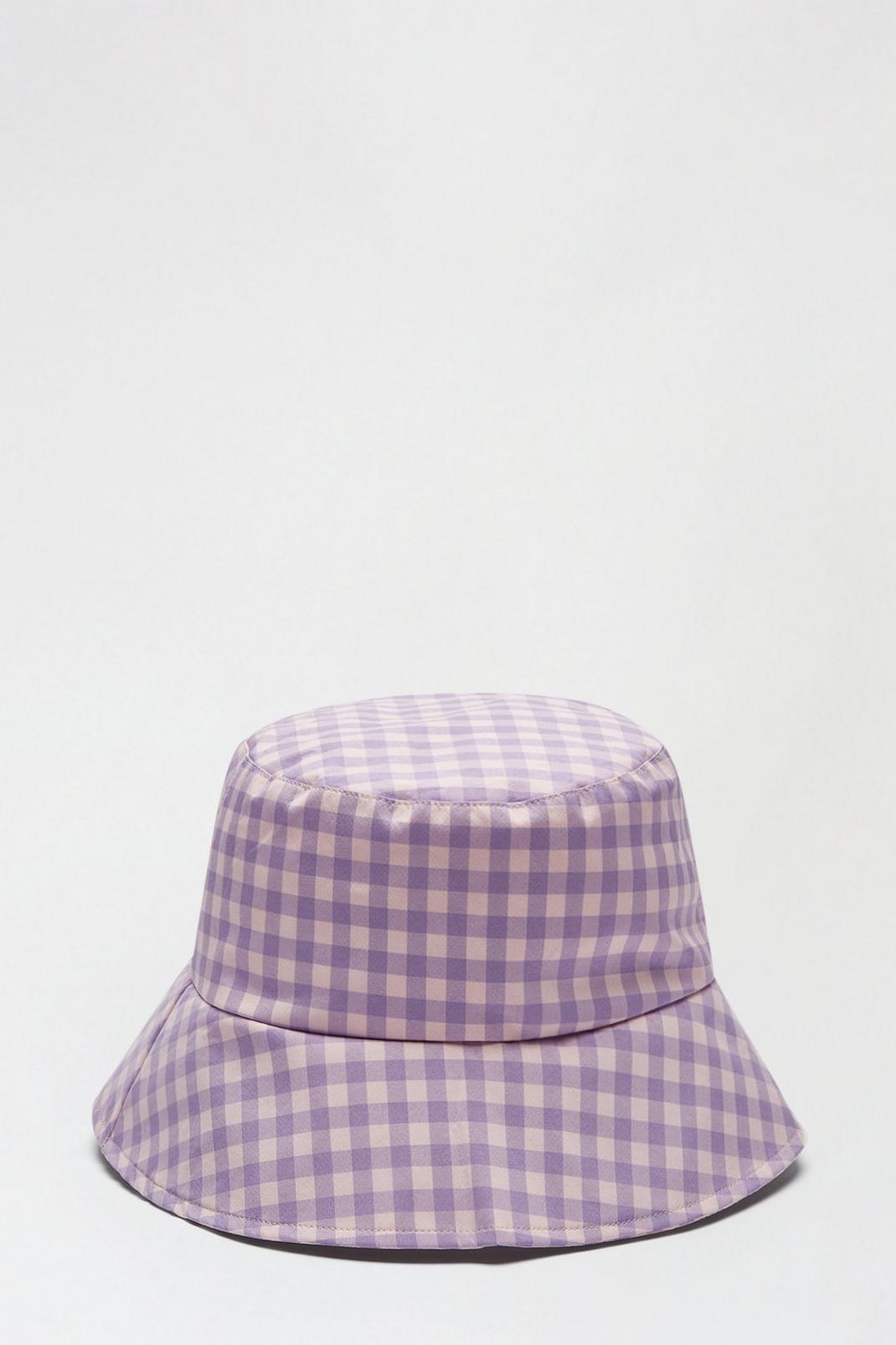 137 Lilac Gingham Bucket Hat image number 2