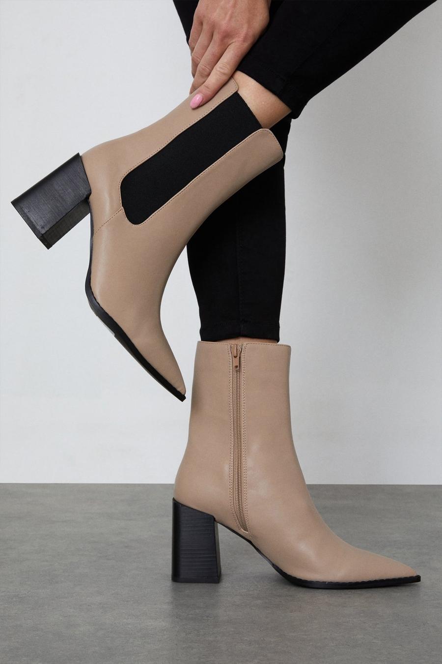 Principles: Montana Pointed Heeled Ankle Boot