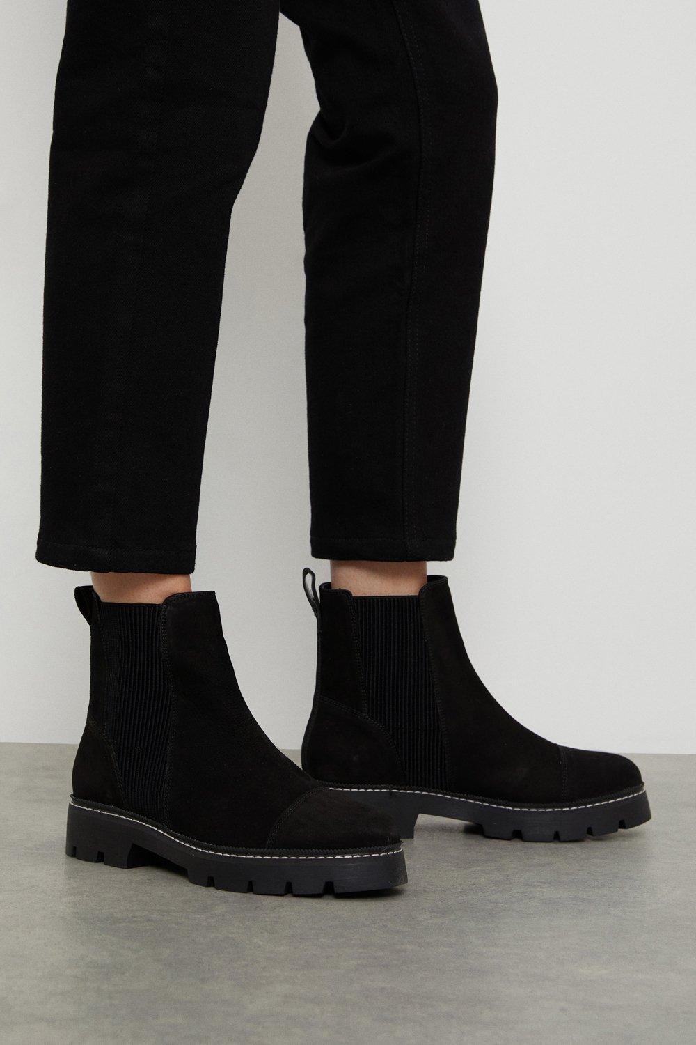 dorothy perkins black suede ankle boots