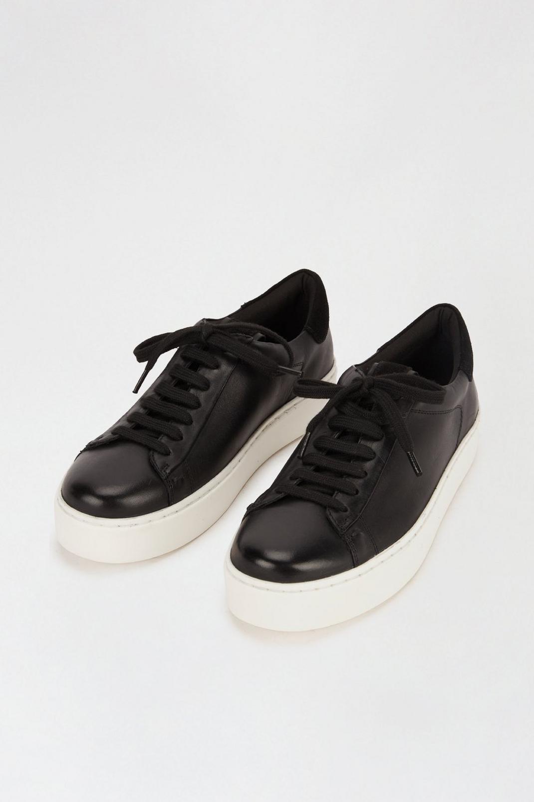 105 Principles: Nicola Chunky Sole Clean Leather Trainer image number 2