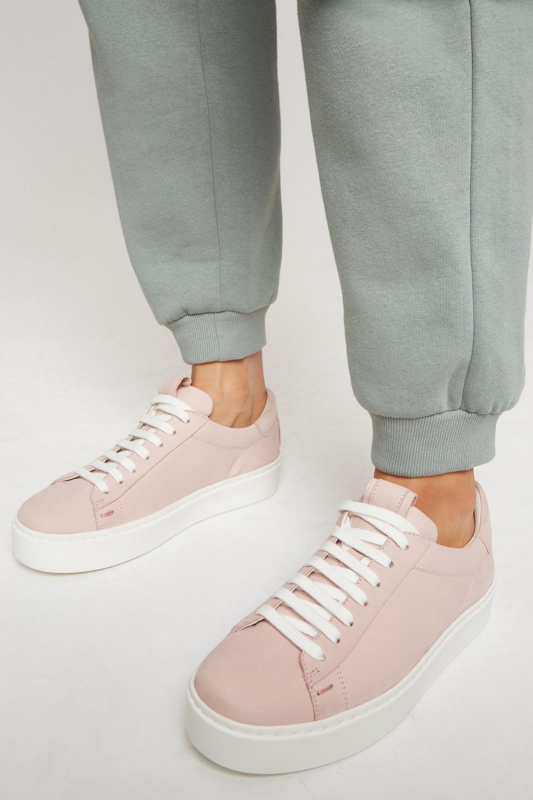 Blush Principles: Nicola Leather Trainers image number 1