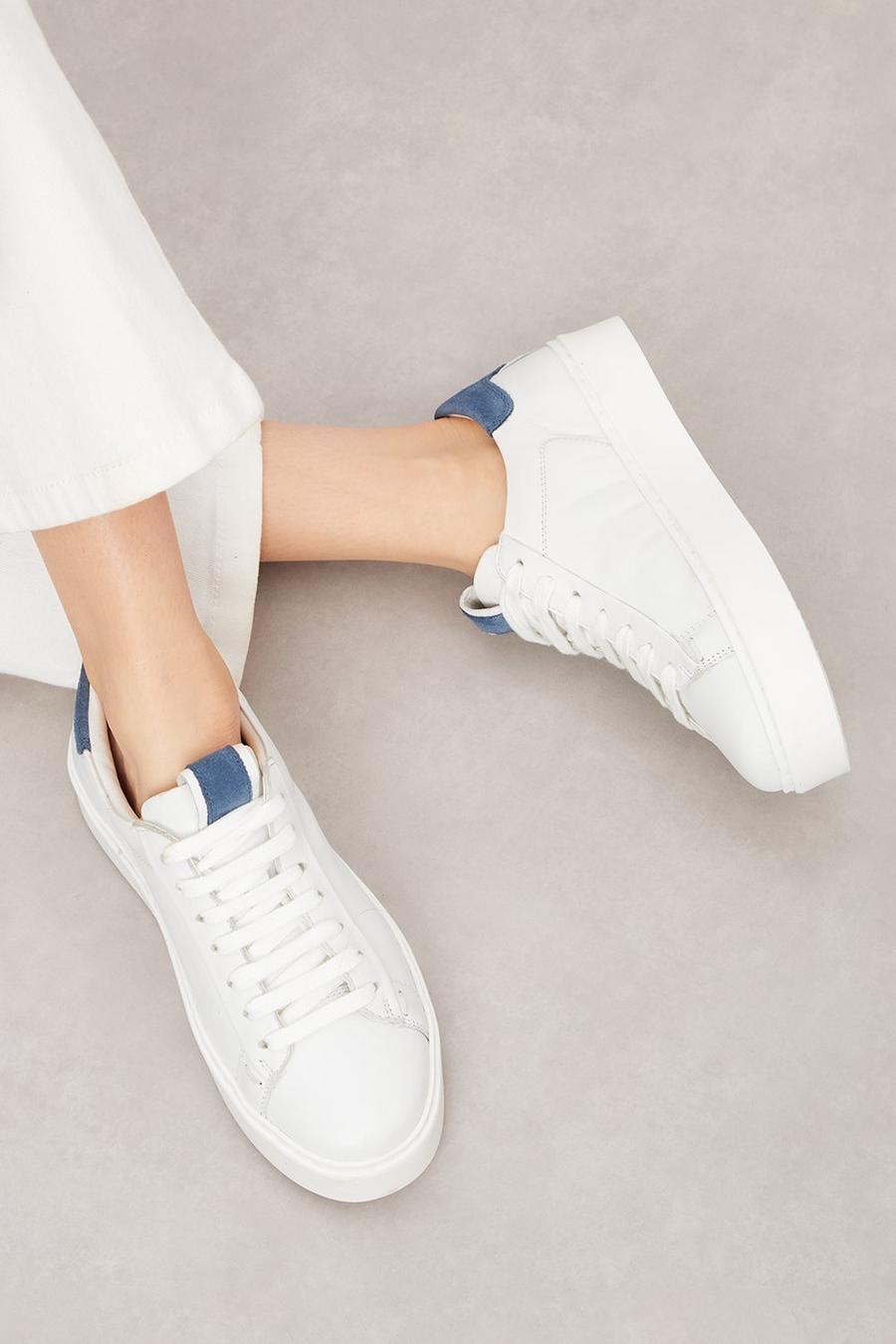 Principles: Nicola Chunky Sole Clean Leather Trainer