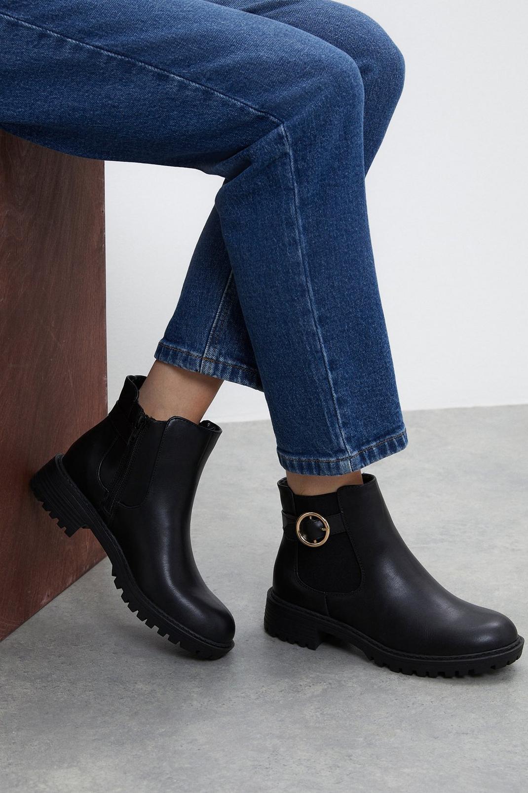 Black Good For The Sole: Mira Comfort Chelsea Boots image number 1