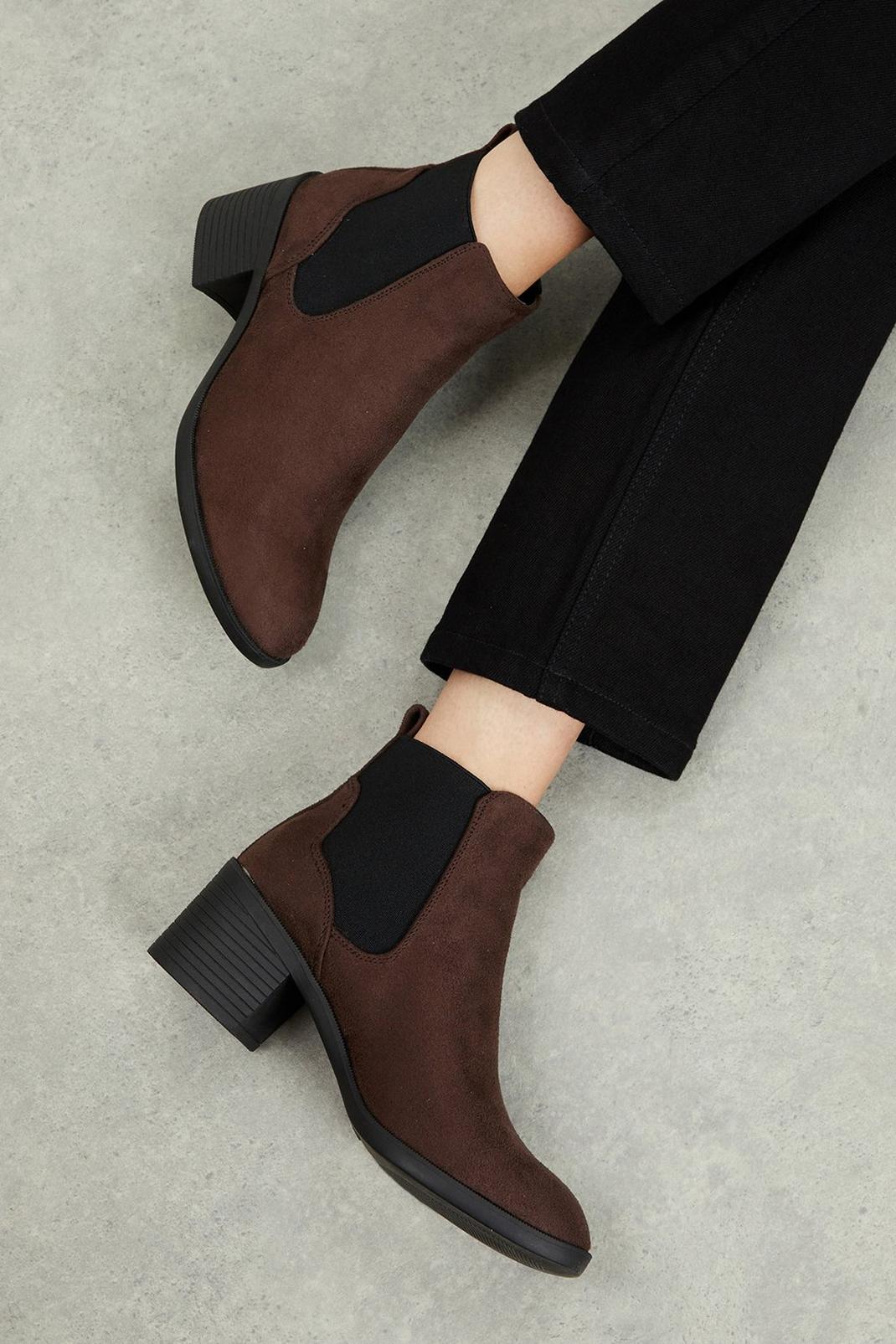 Chocolate Principles: Marlow Chelsea Boots image number 1