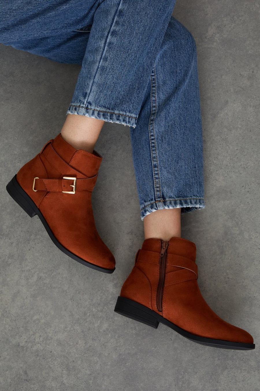 Principles: Myra Wrap Buckle Ankle Boots