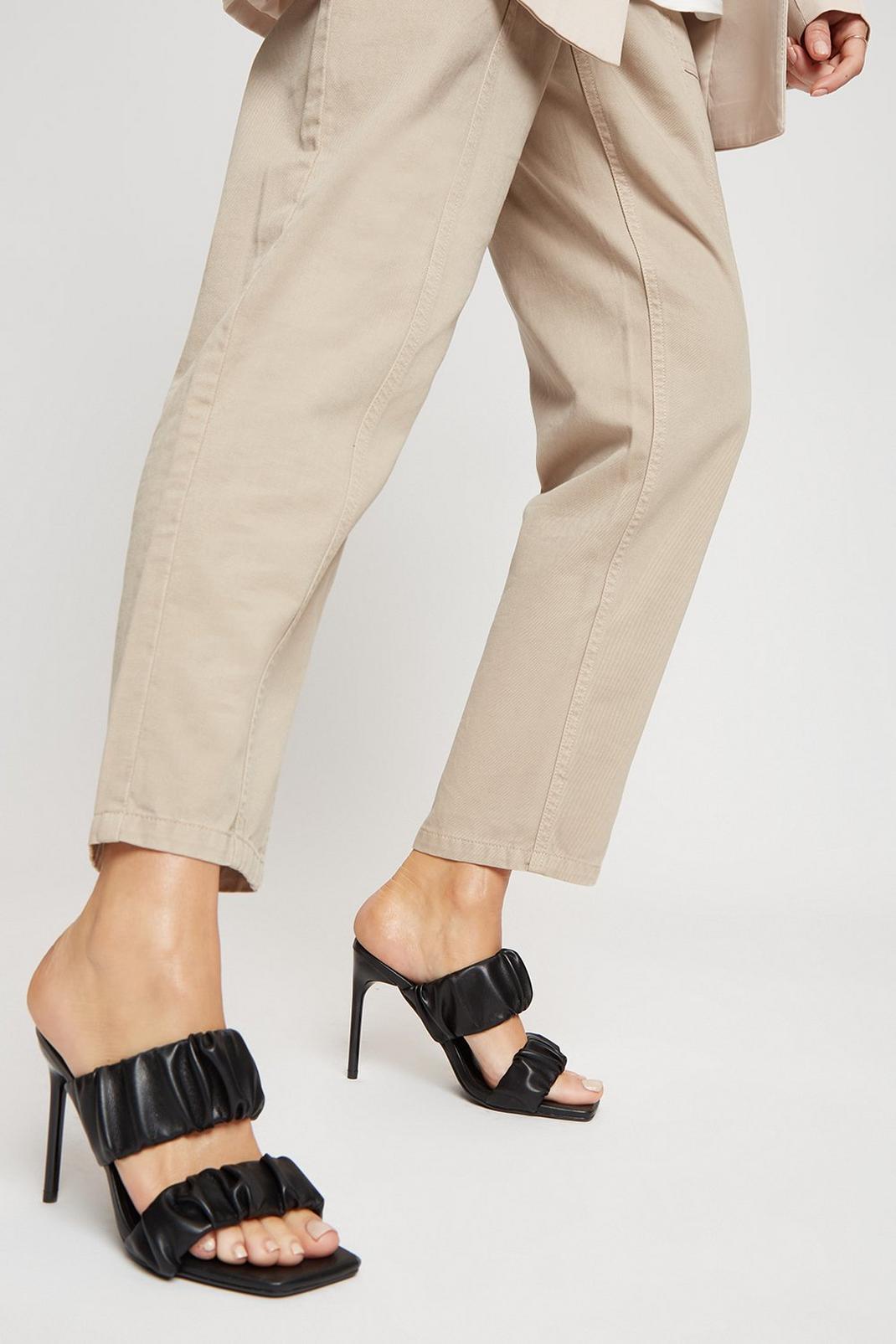 105 Faith: Cacey Ruched Strap Mule image number 2