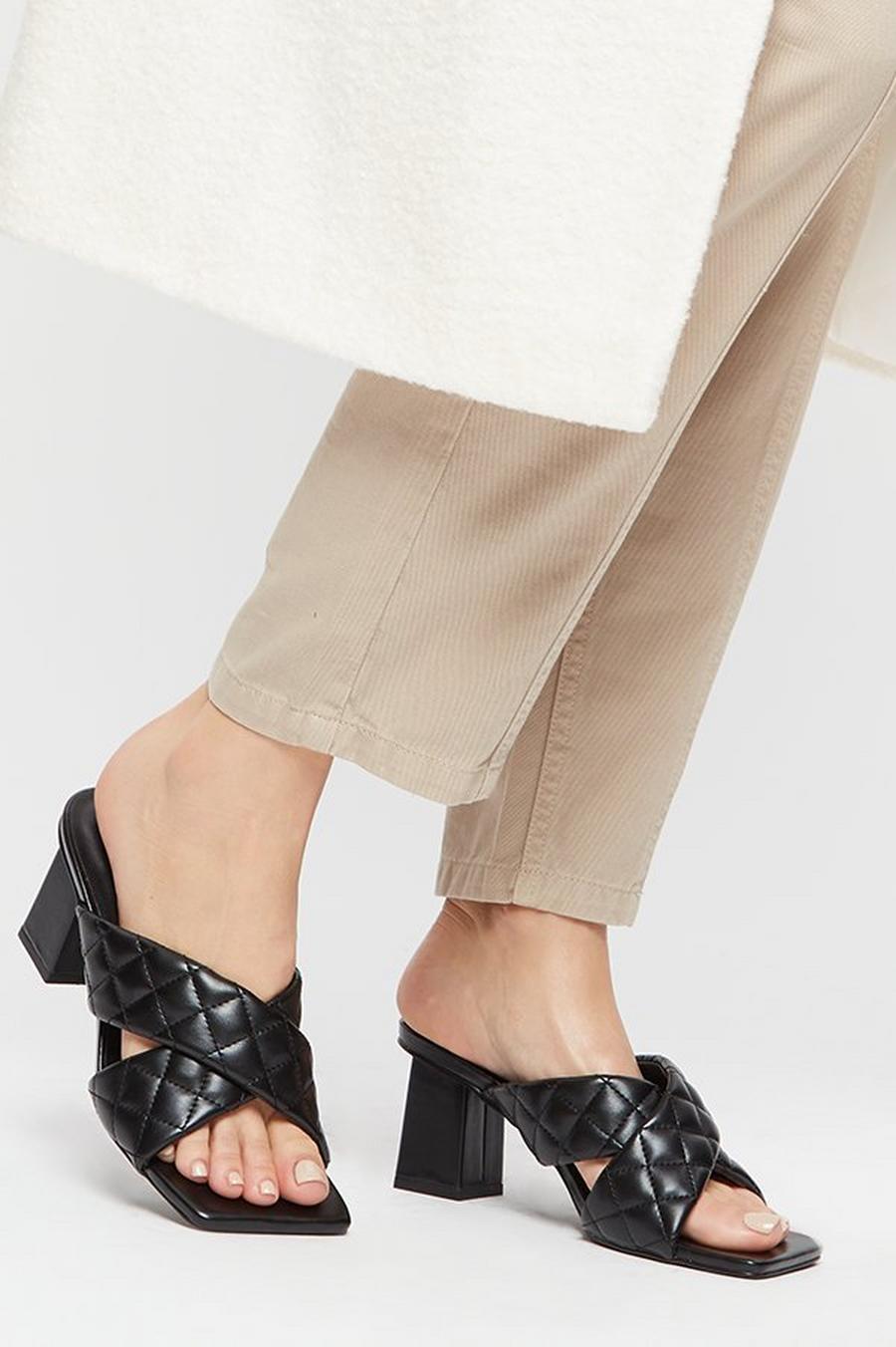 Corin Quilted Vamp Mule