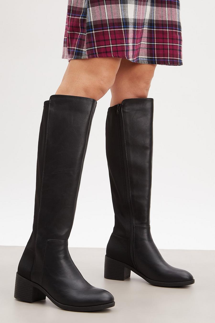 Good For The Sole: Kam Elastic Back Knee Boots