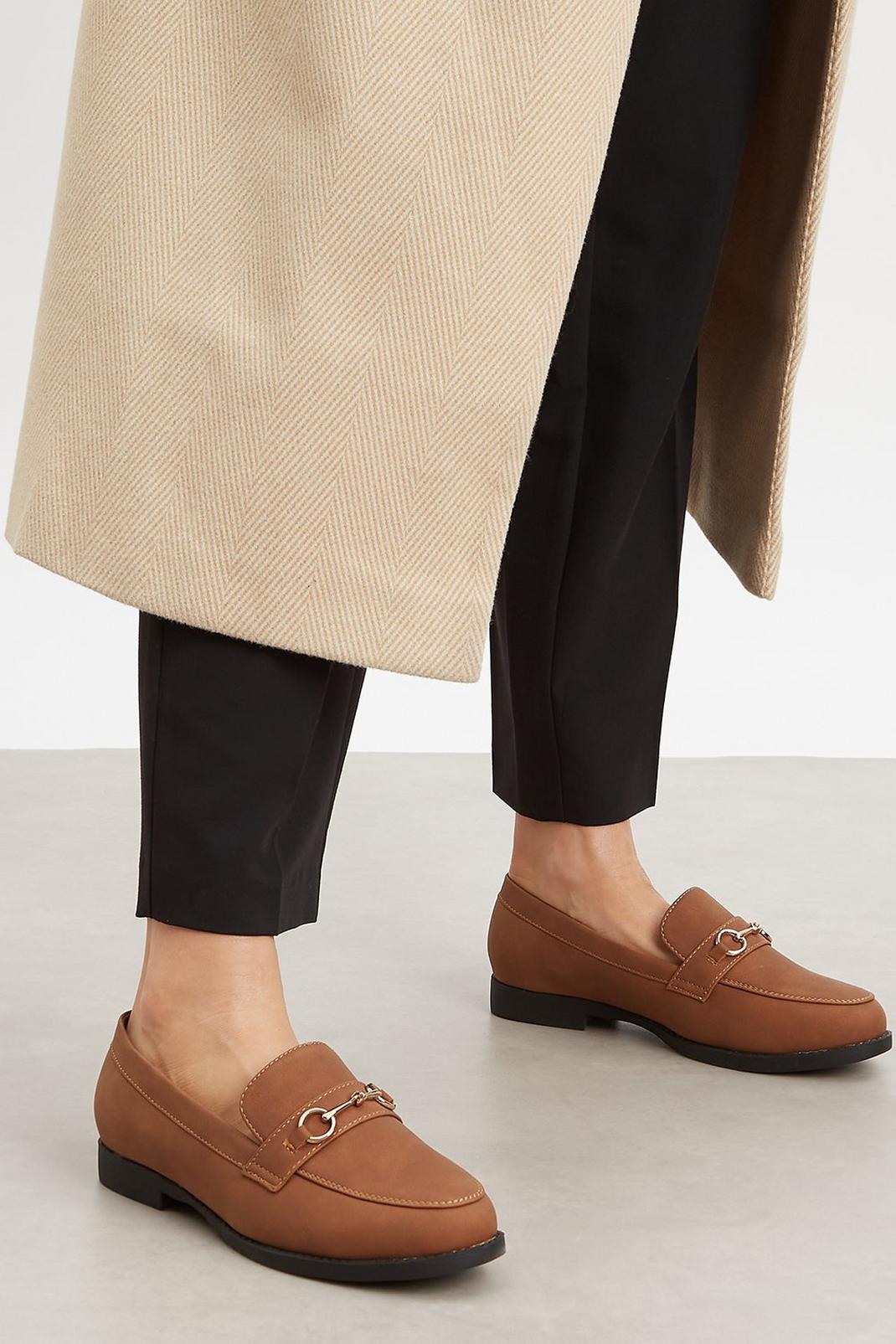 Tan Good For The Sole: Extra Wide Fit Bennie Loafer image number 1