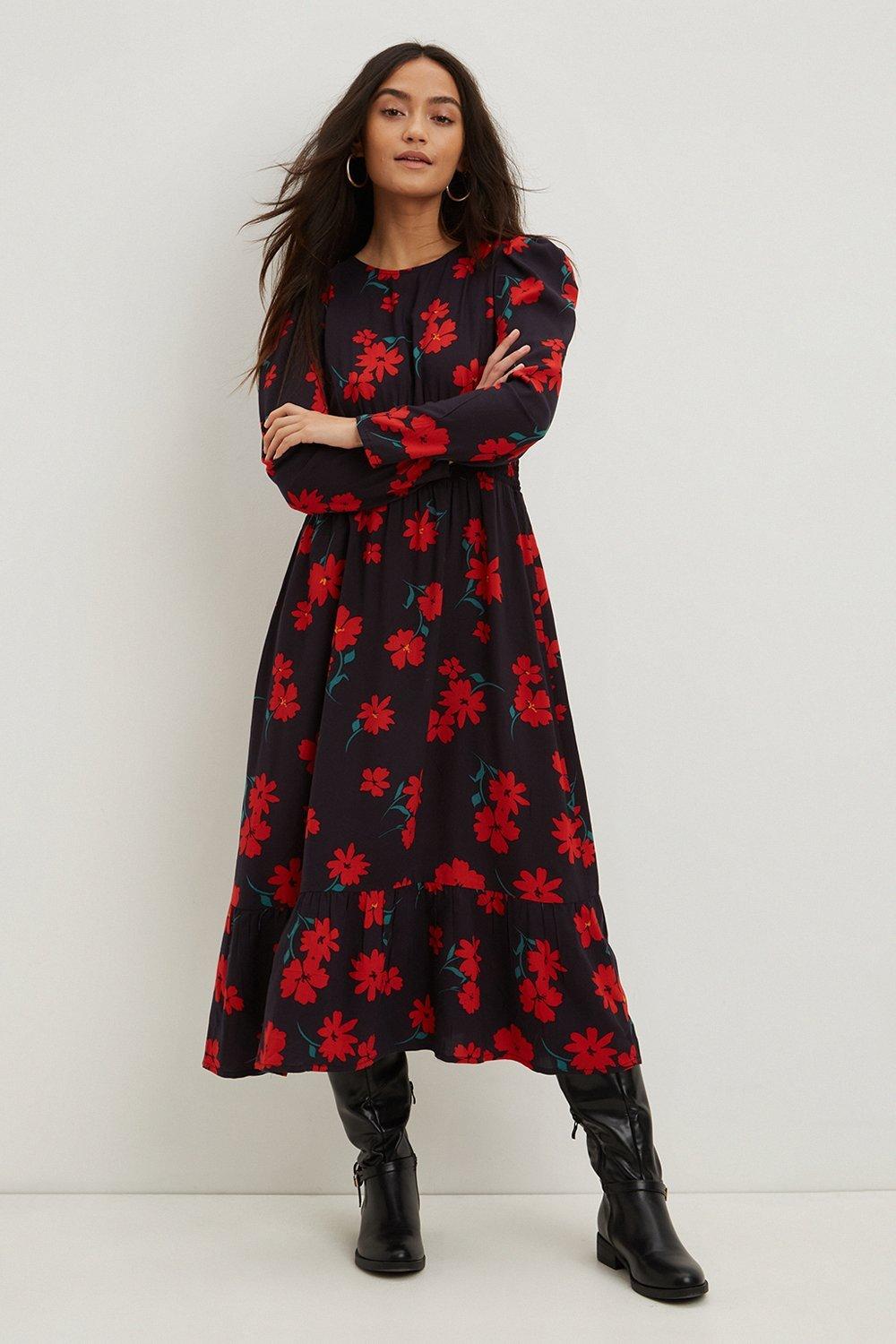 dorothy perkins petite floral dress