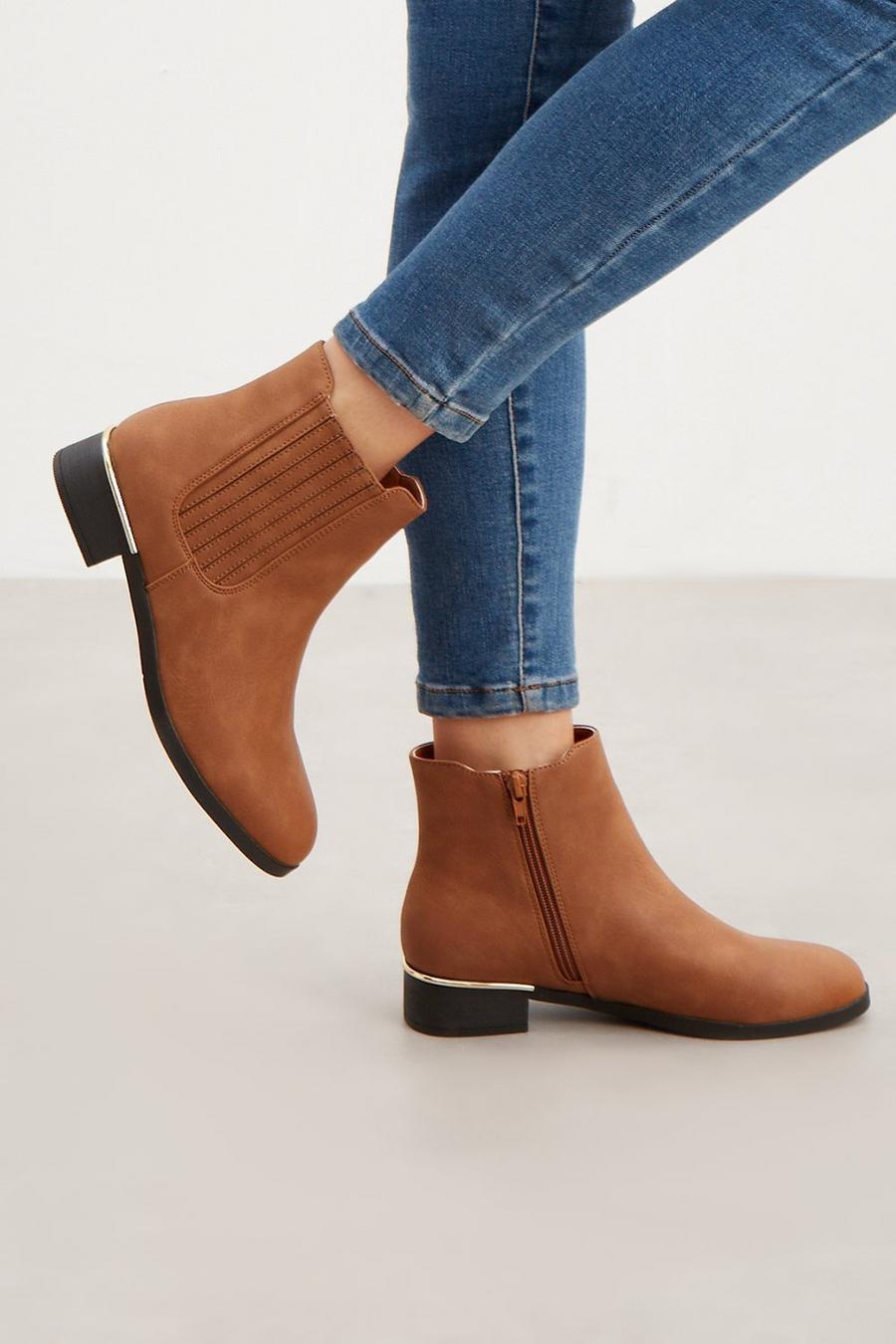 Good For The Sole: Solo Heel Trim Ankle Boot