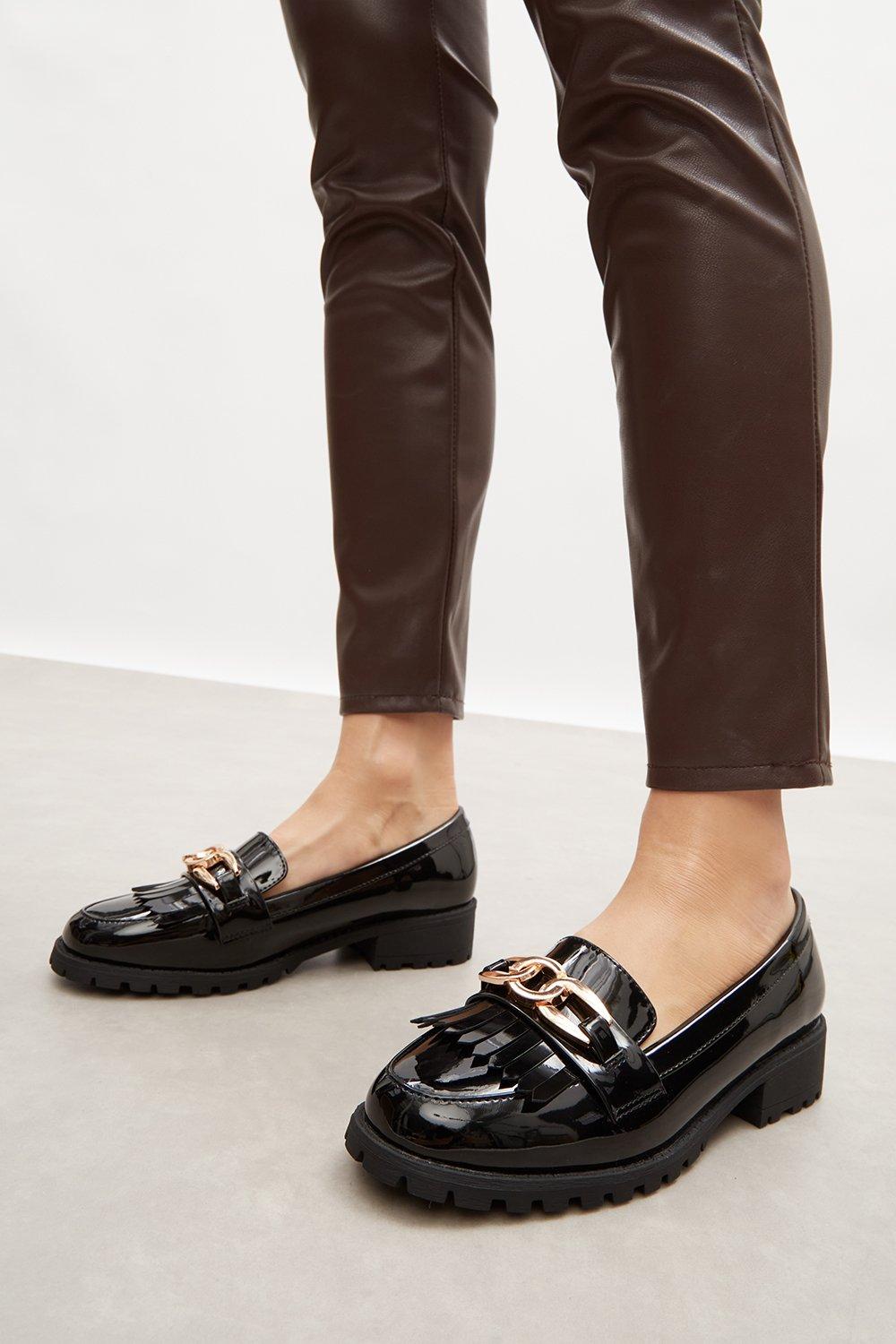 patent loafers womens uk