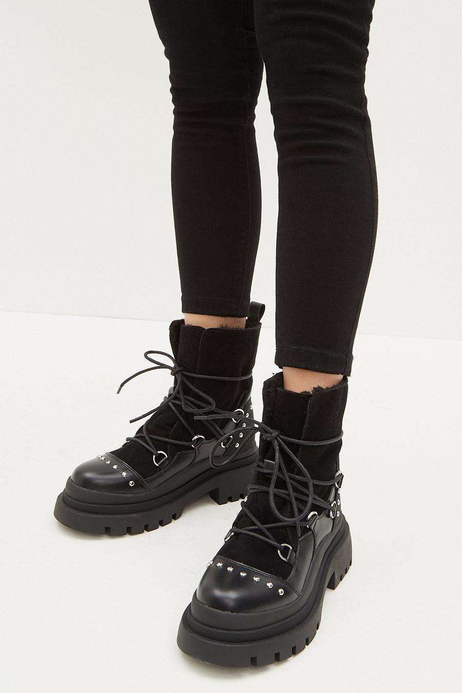 Aspene Chunky Hiker Boots