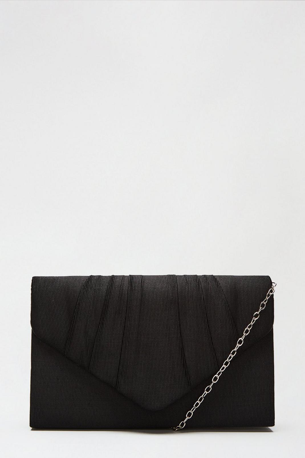105 Textured Pleated Clutch Bag  image number 2