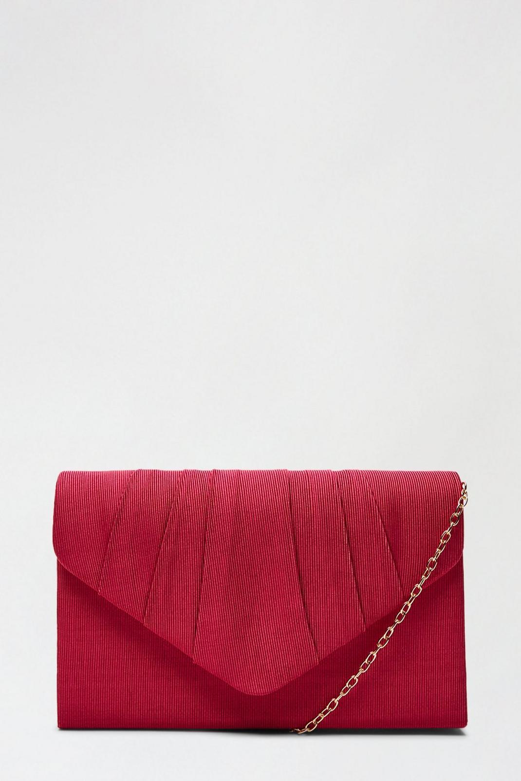 127 Textured Pleated Clutch Bag  image number 2