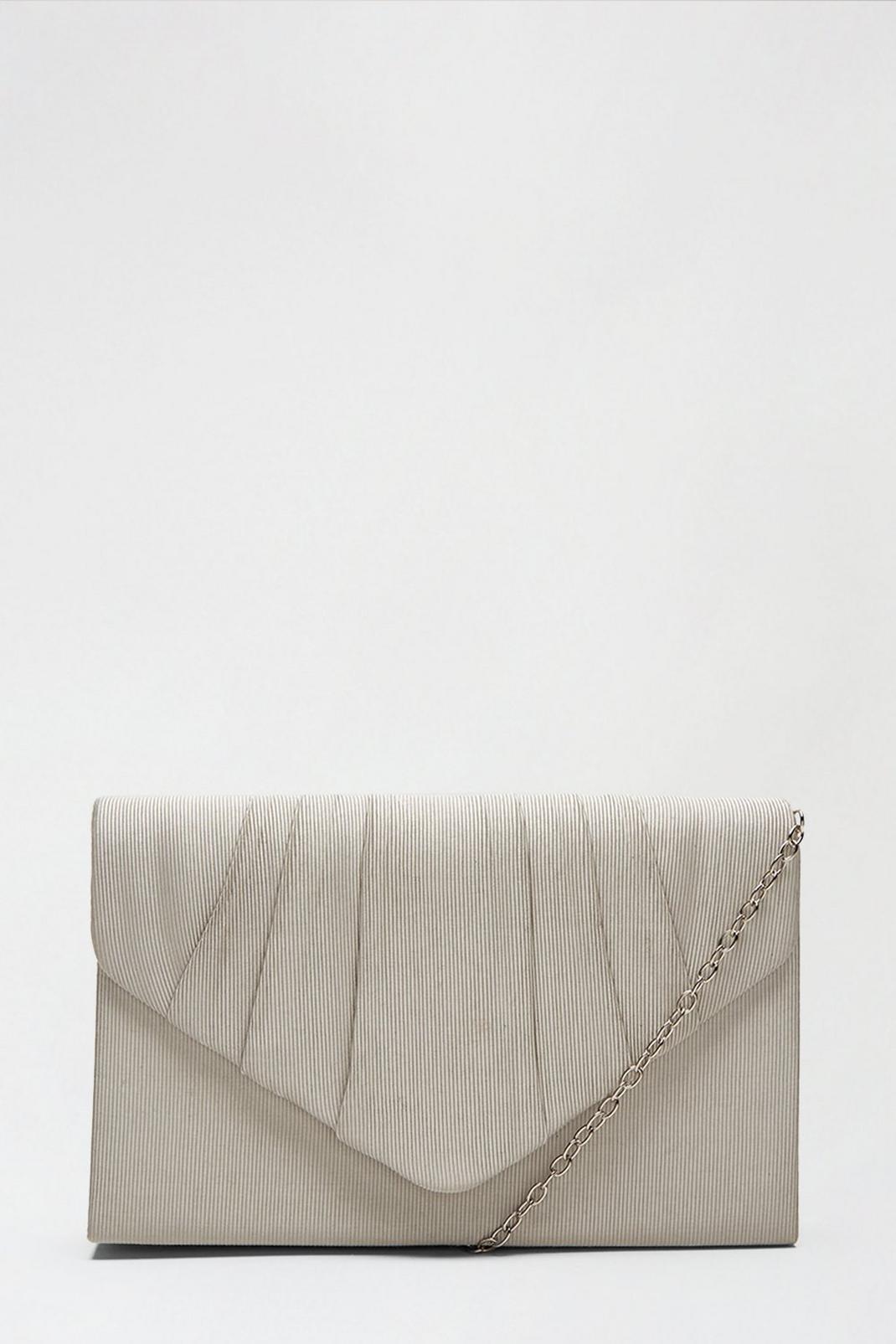 163 Textured Pleated Clutch Bag  image number 2