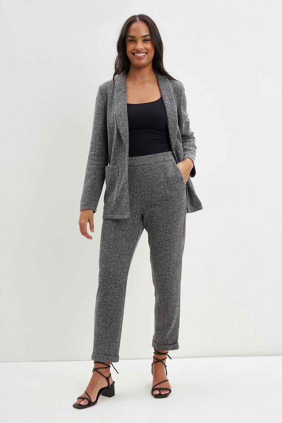 Boucle Pull On Trouser