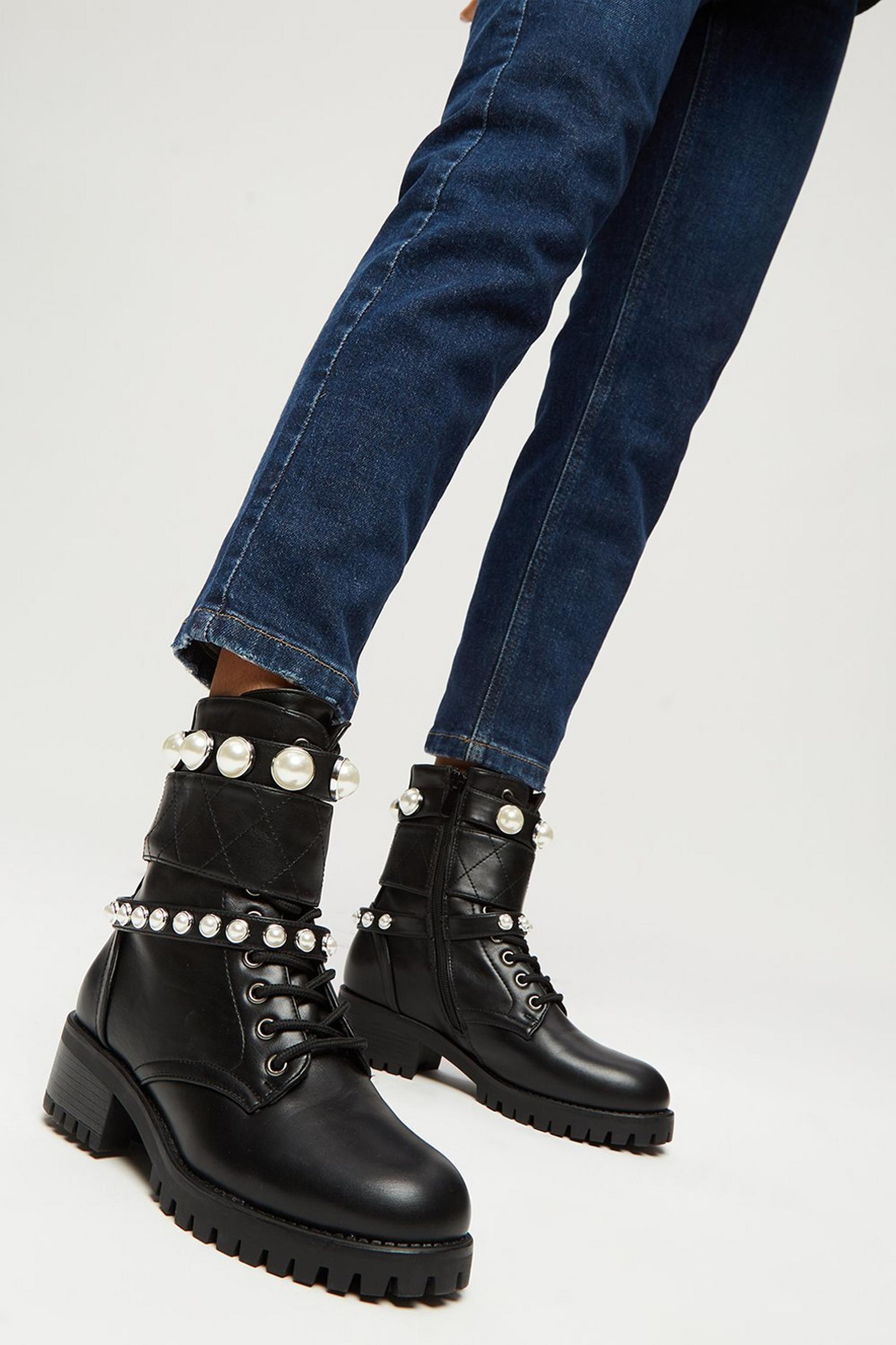 black lace up boots dorothy perkins