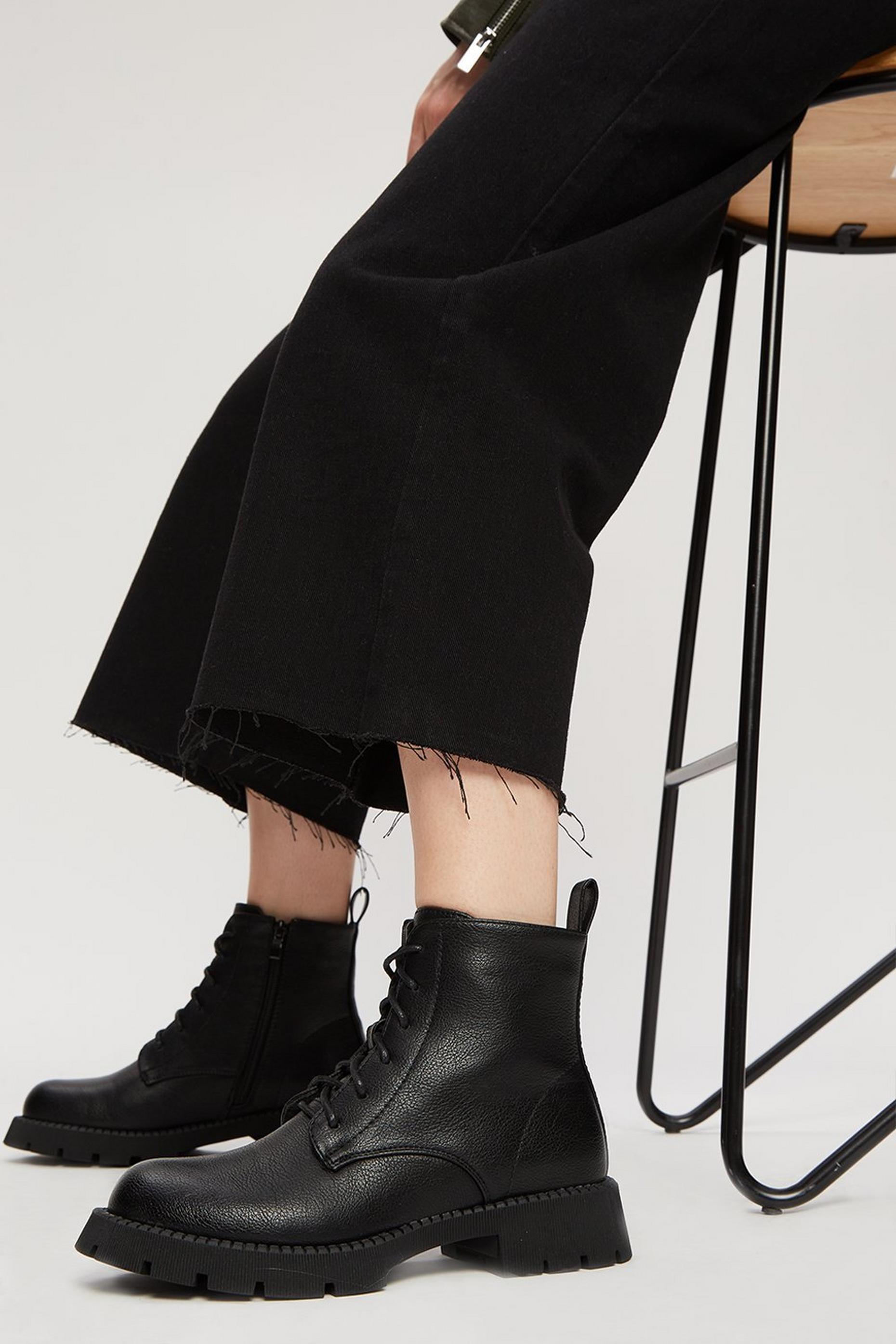 black lace up boots dorothy perkins