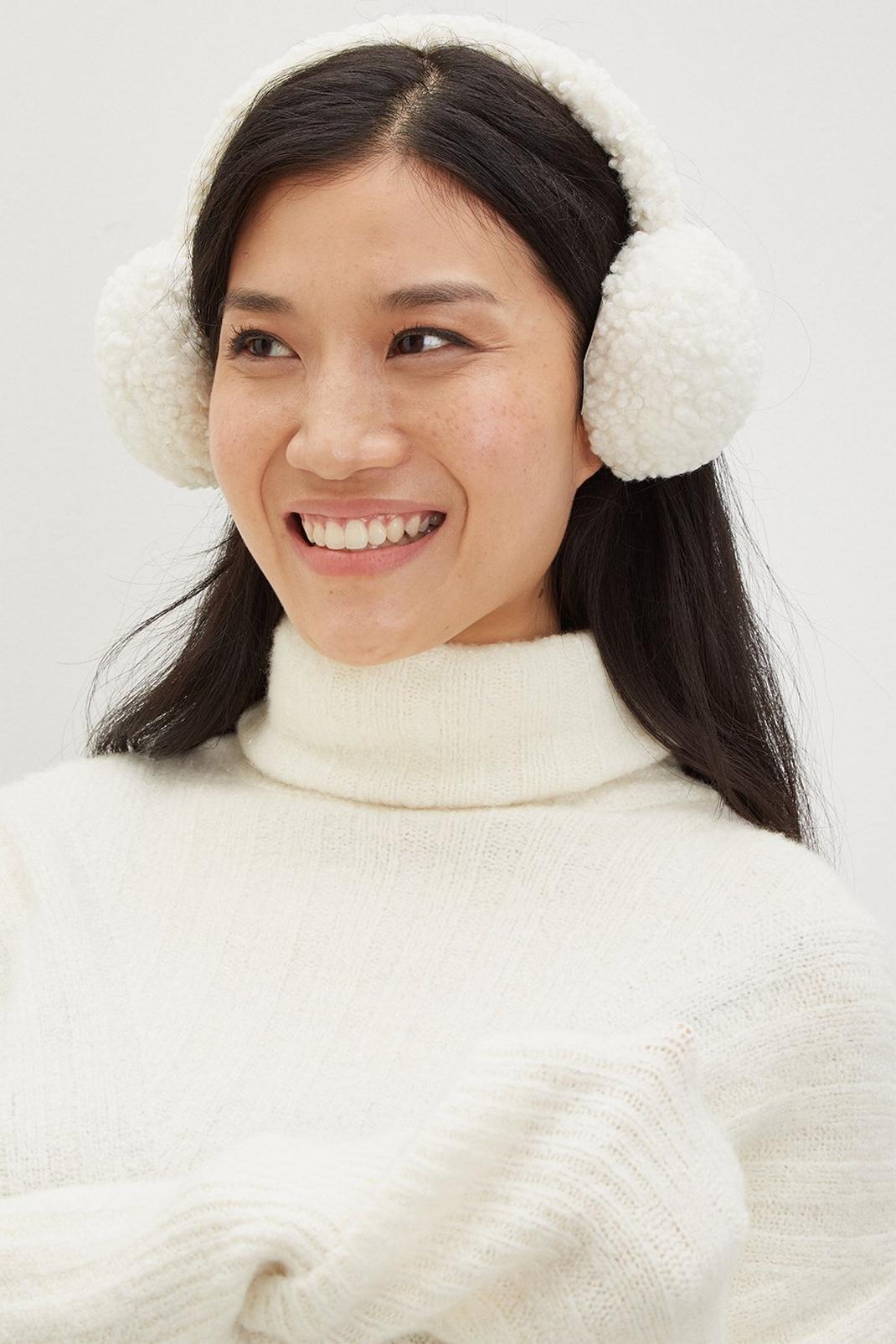 White Borg Ear Muffs image number 1