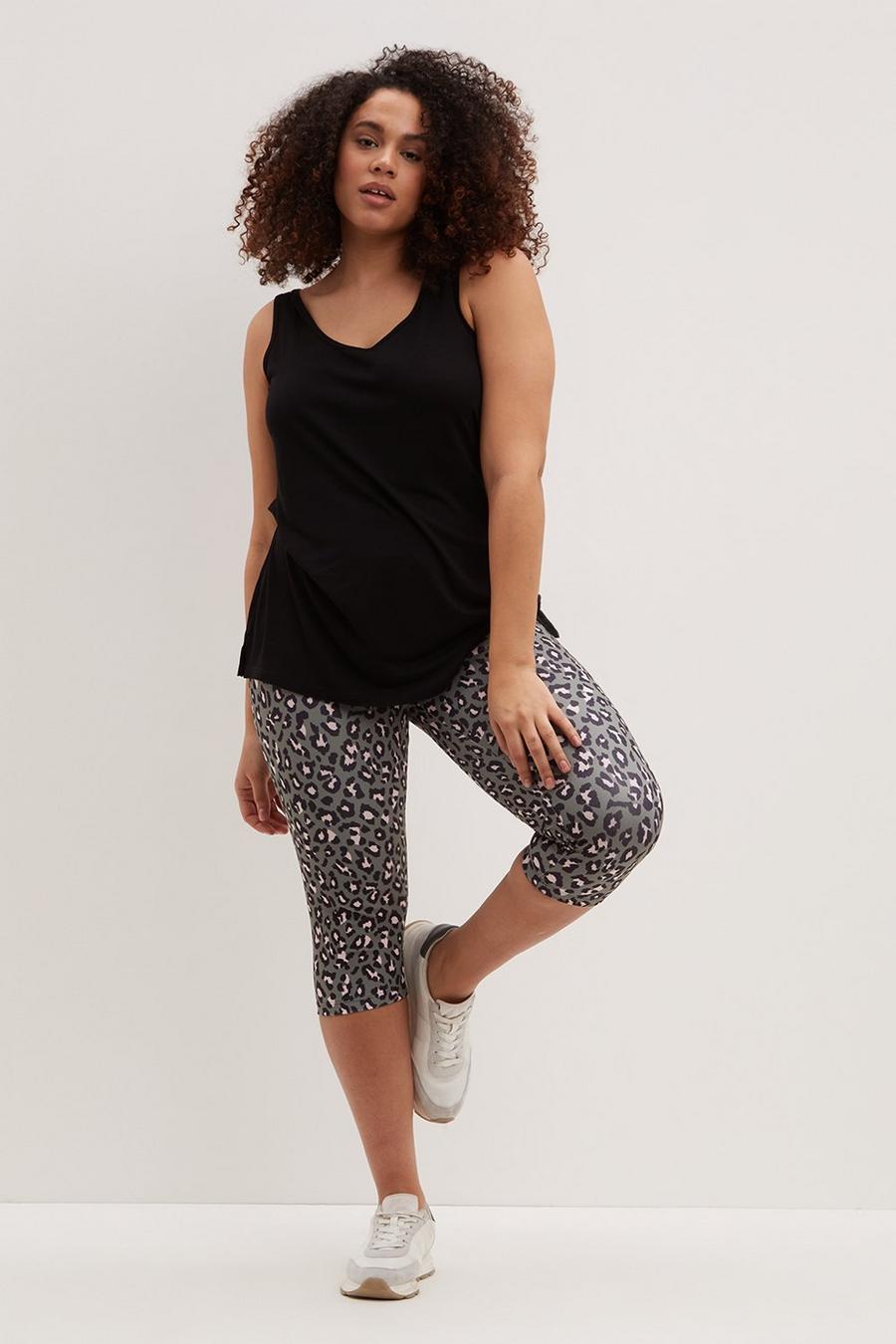 Curve Printed Active Cropped Legging