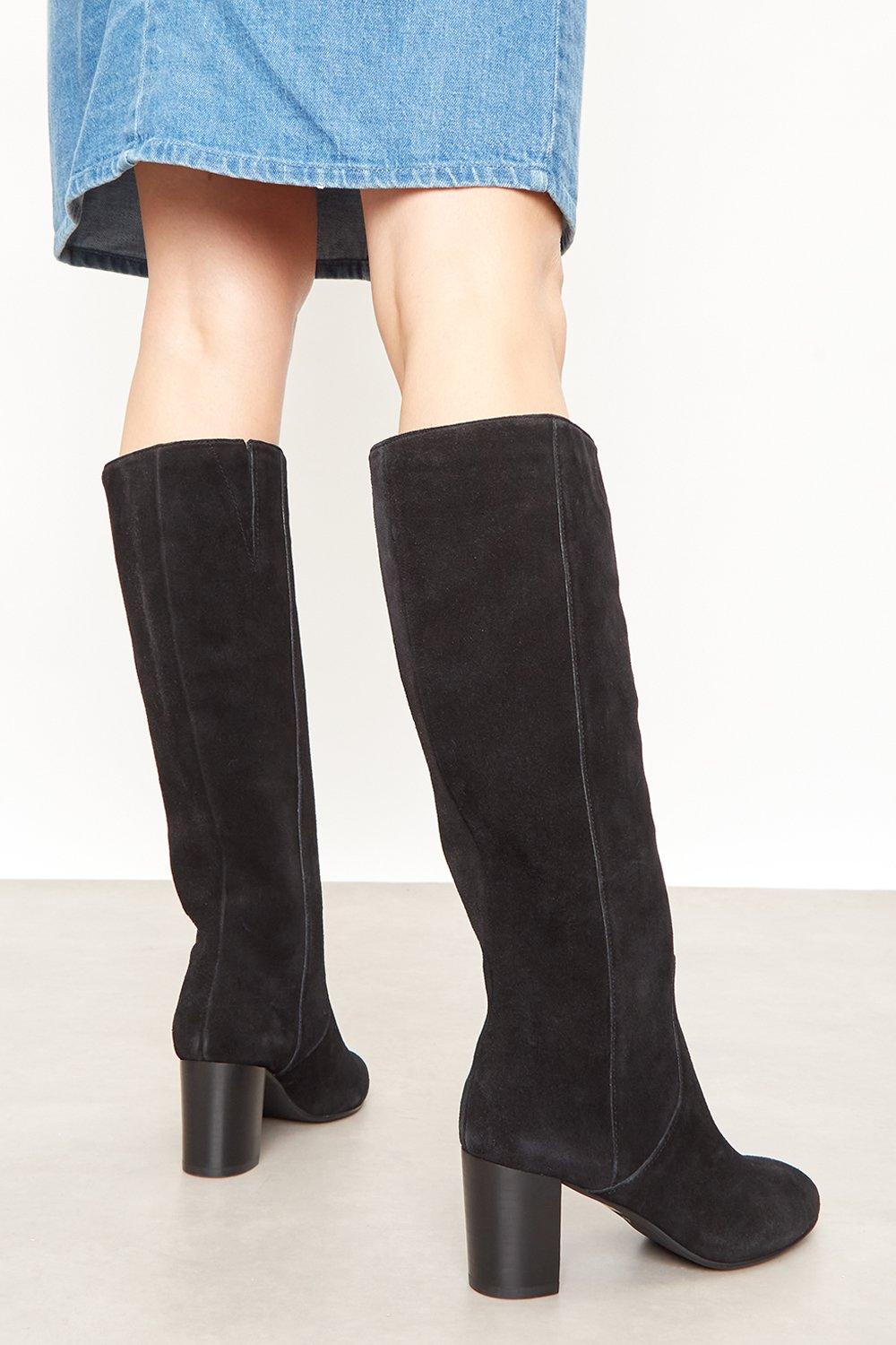 faith suede knee high boots