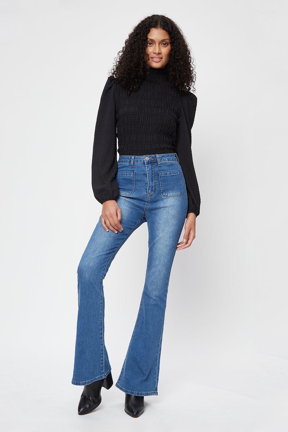 premium flare jeans