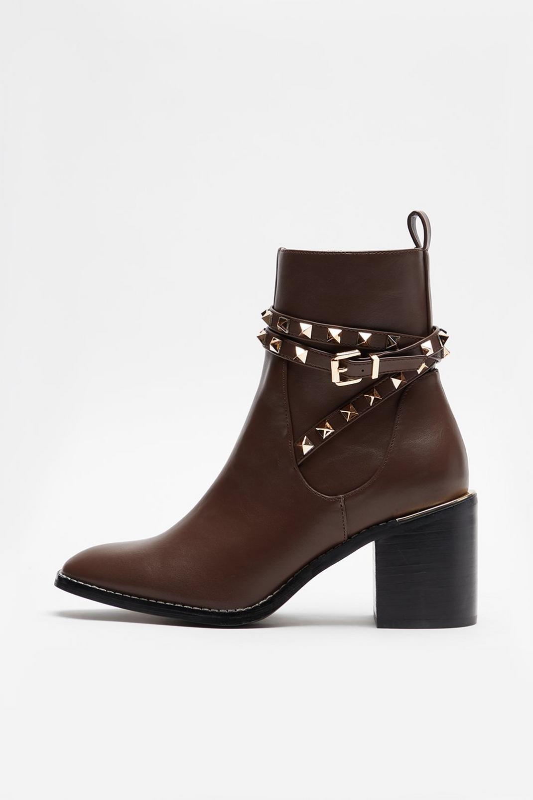 186 Saffa Studded Strap Ankle Boot image number 2