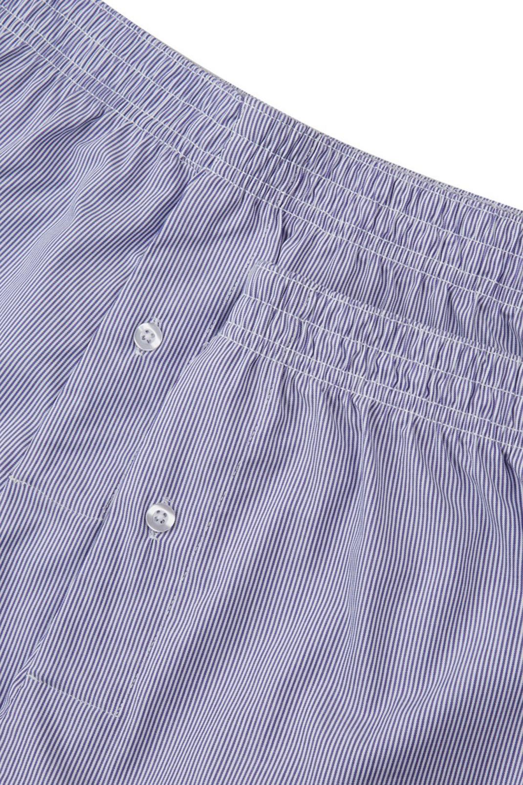 156 2  Pack Woven Purple Stripe Boxers image number 2