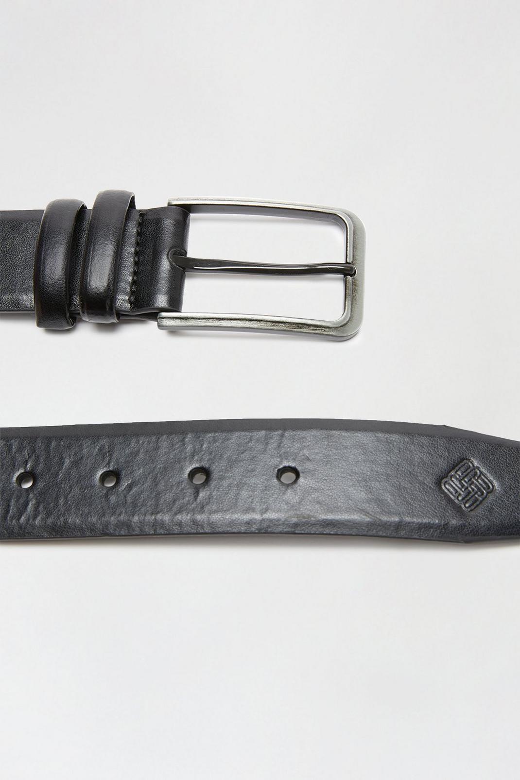105 Black Leather Belt image number 2