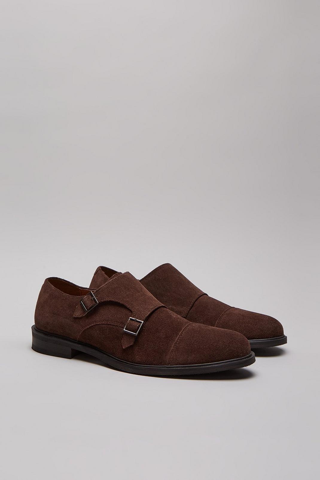 109 Smart Suede Monk Shoes image number 2