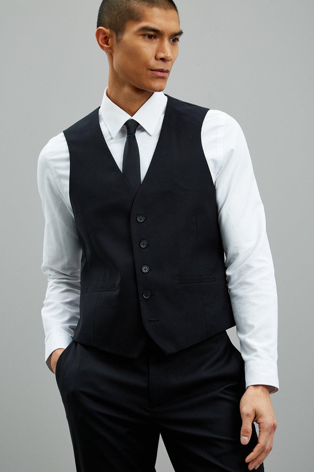 black waistcoat burton