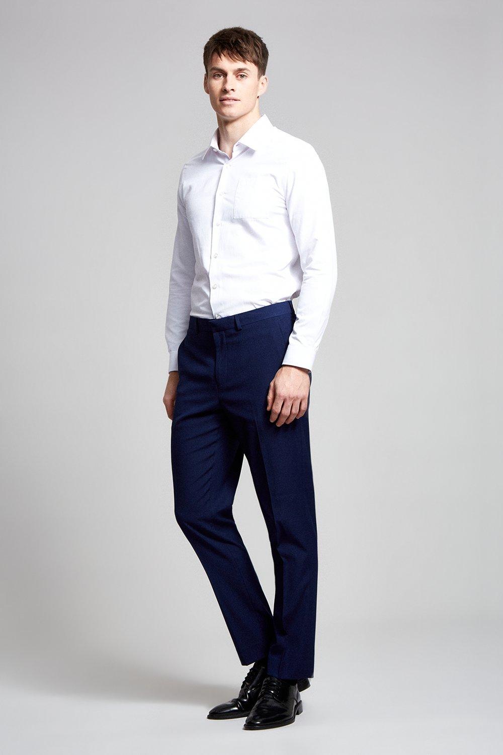 stretch tuxedo trousers