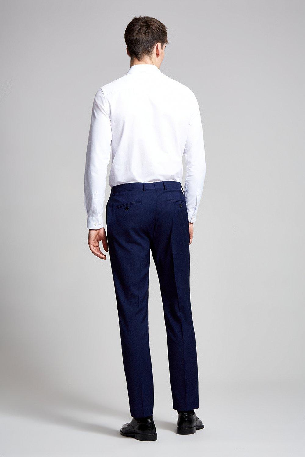 stretch tuxedo trousers