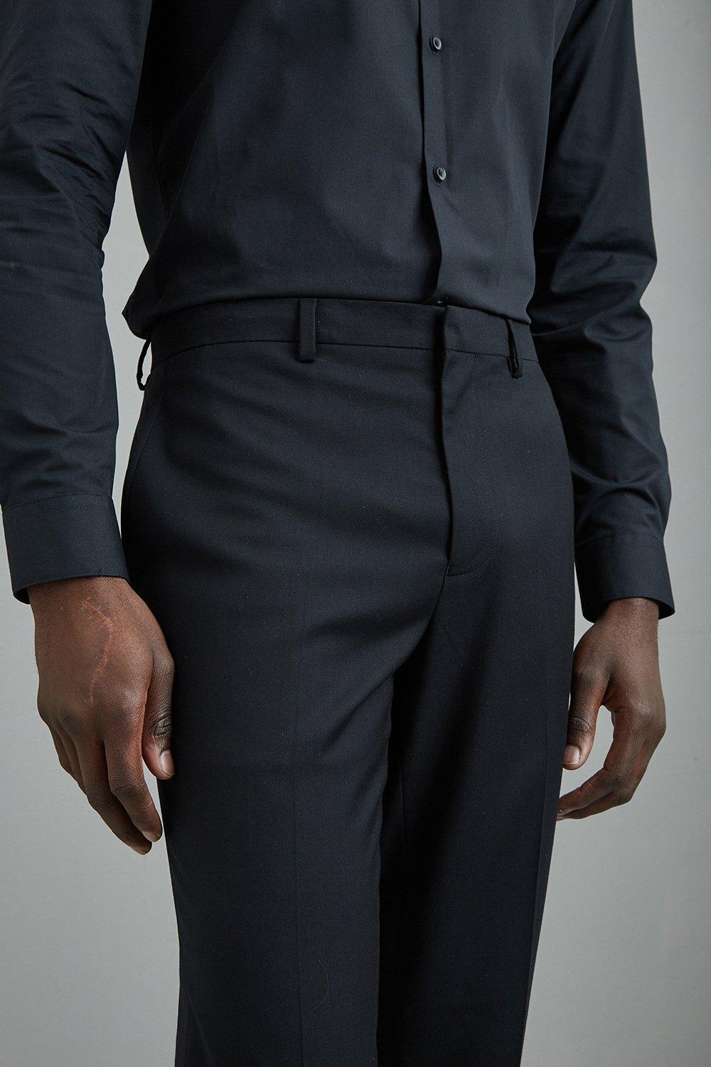 stretch tuxedo trousers