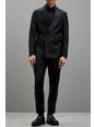 1904 Slim Fit Black Shawl Premium Tux Suit Jacket