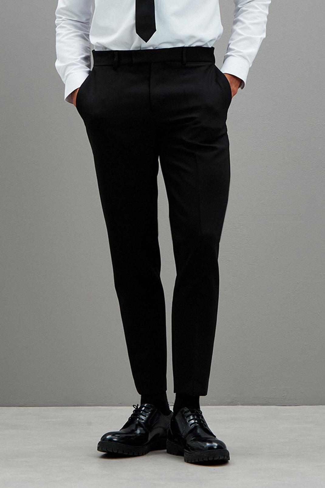 Skinny Shawl Tuxedo Two-Piece Suit image number 1